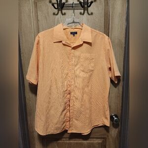 Croft & Barrow Orange Checkered Shirt